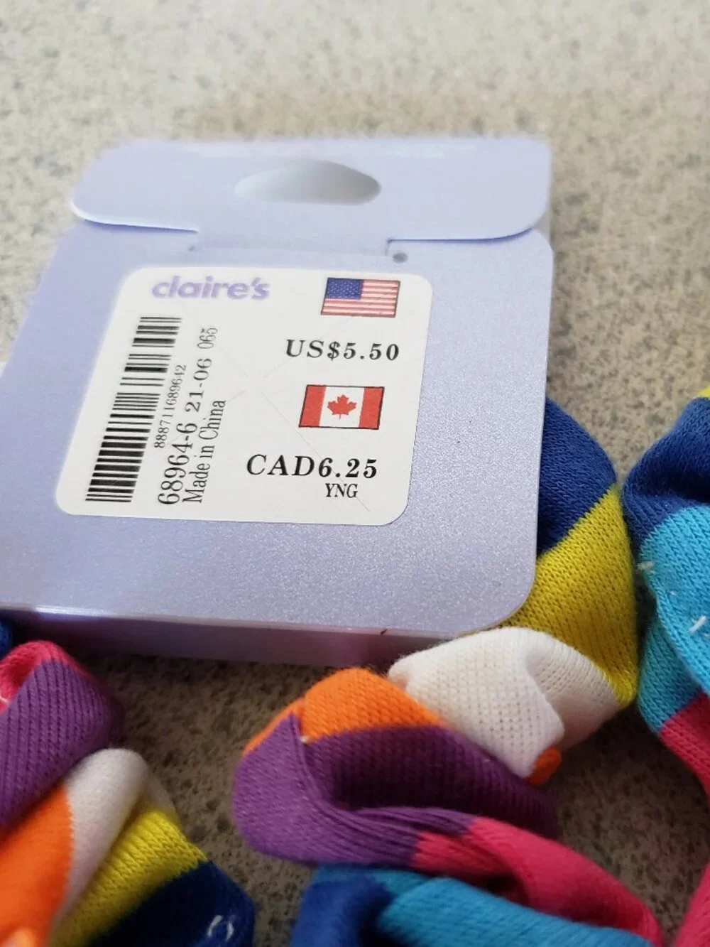 Scrunchie Pride Rainbow Set of 2